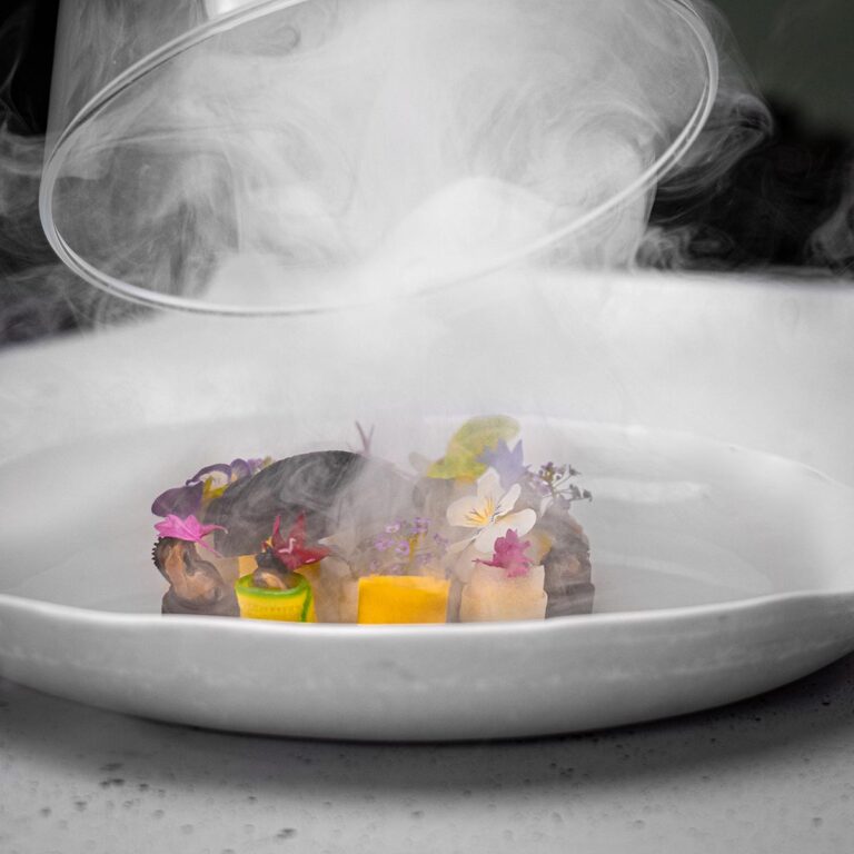 chef privé gastronomique préparation plat raffiné